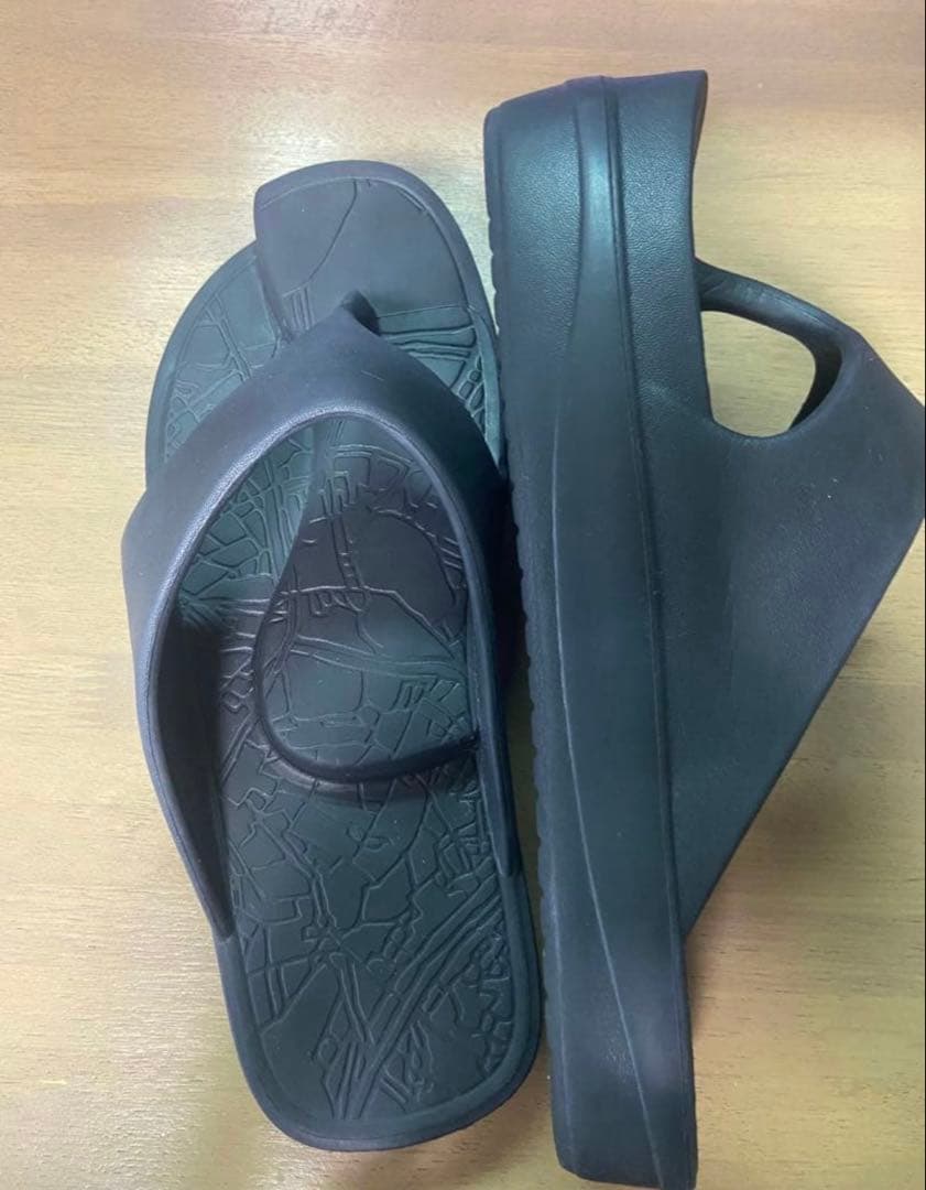 Racbaki ブラックサンダル 収納袋付き　L size