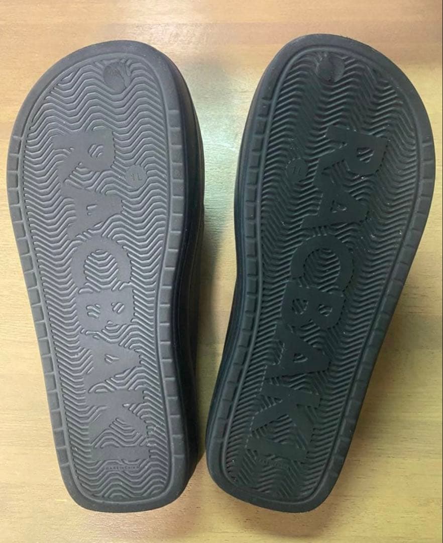 Racbaki ブラックサンダル 収納袋付き　L size