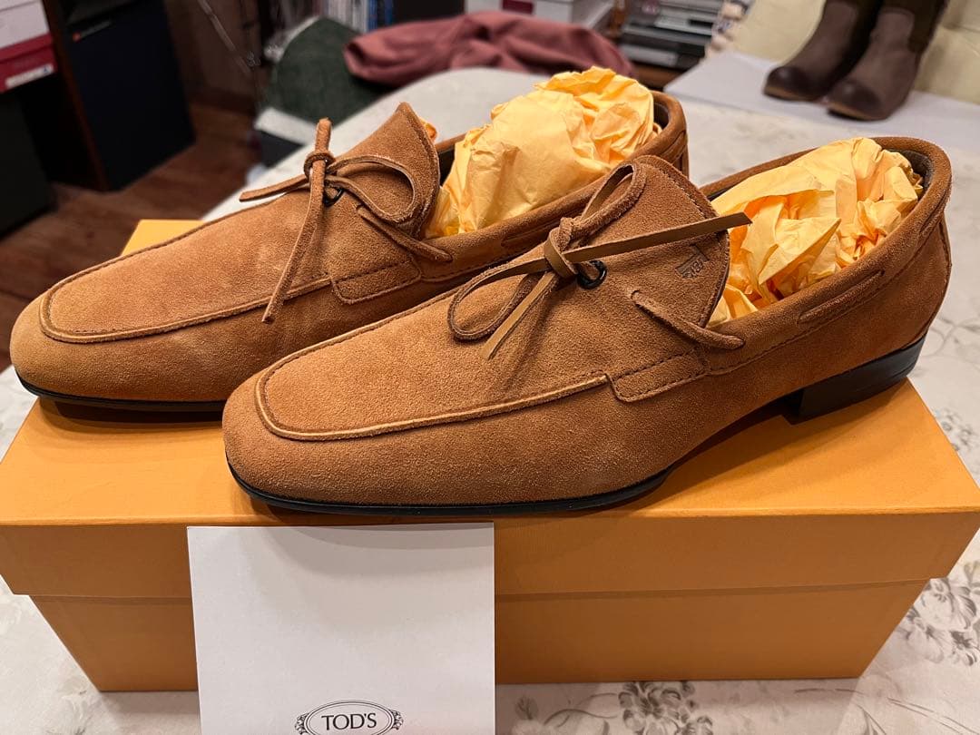 TOD’S トッズ　メンズ　スウェード　7