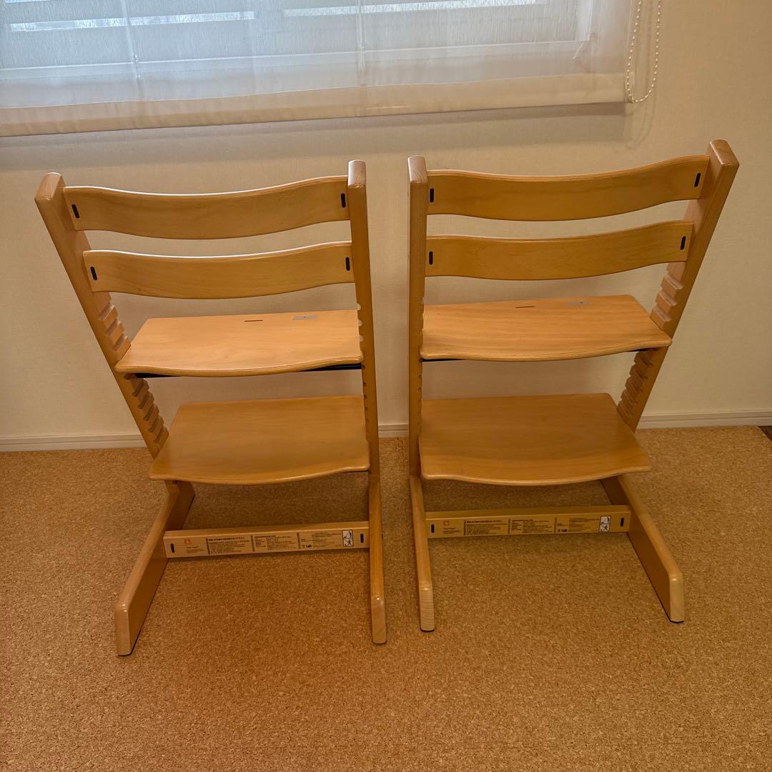 ストッケ トリップトラップ ナチュラル 2台