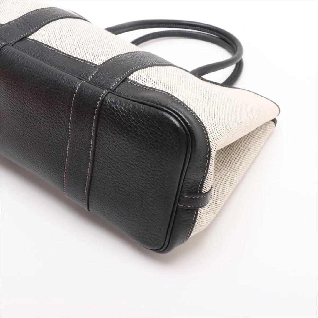 エルメス ガーデンパーティーTPM ブラック×ナチュラル ショルダー付　正規品