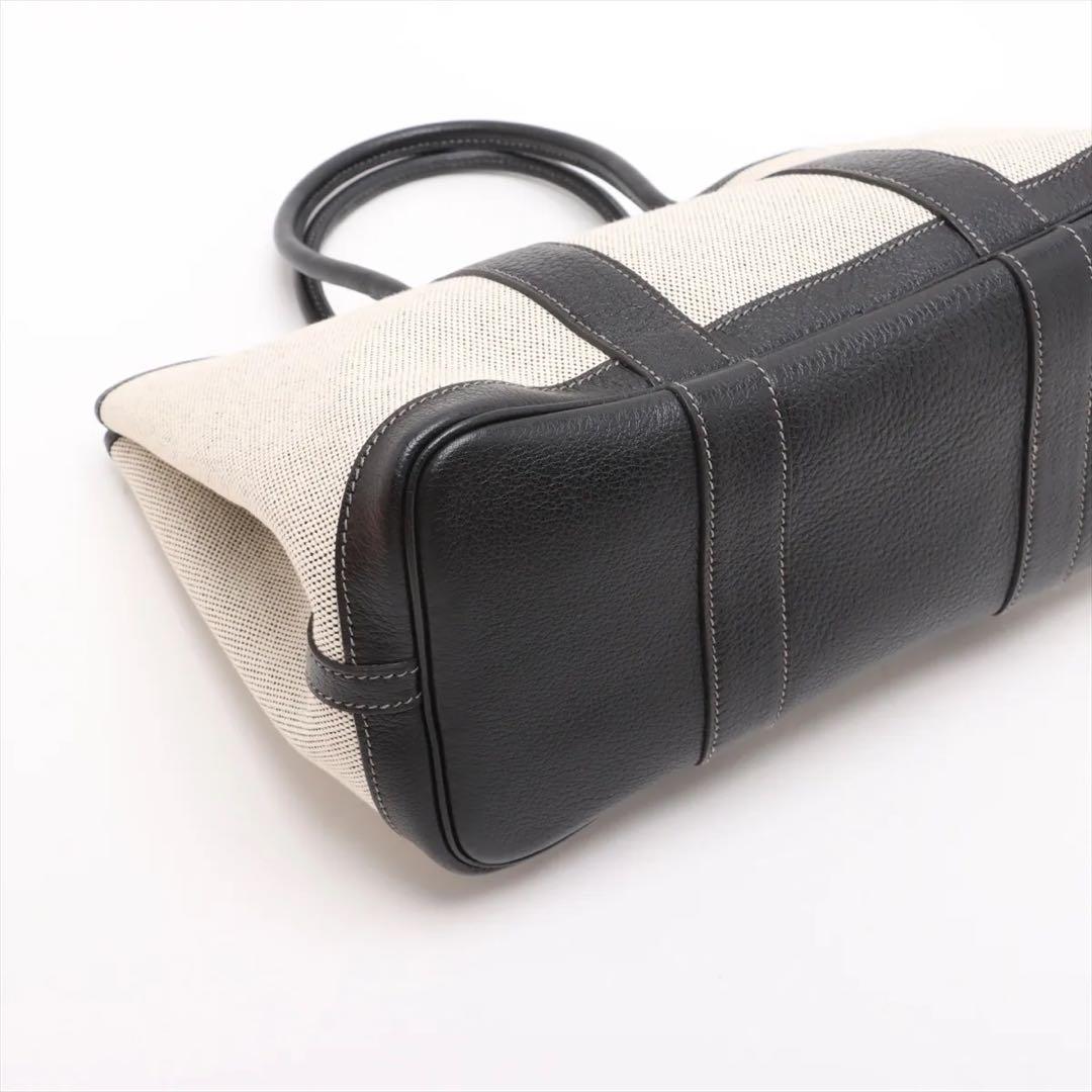 エルメス ガーデンパーティーTPM ブラック×ナチュラル ショルダー付　正規品