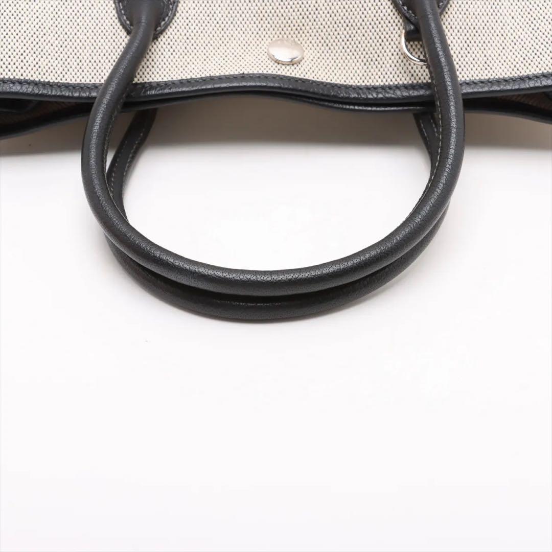 エルメス ガーデンパーティーTPM ブラック×ナチュラル ショルダー付　正規品