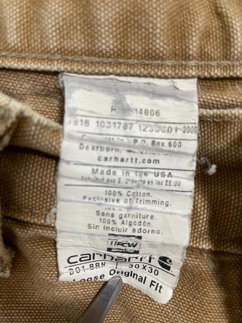 Carhartt カーハート　ダブルニー　ペインターパンツ　ダメージ有