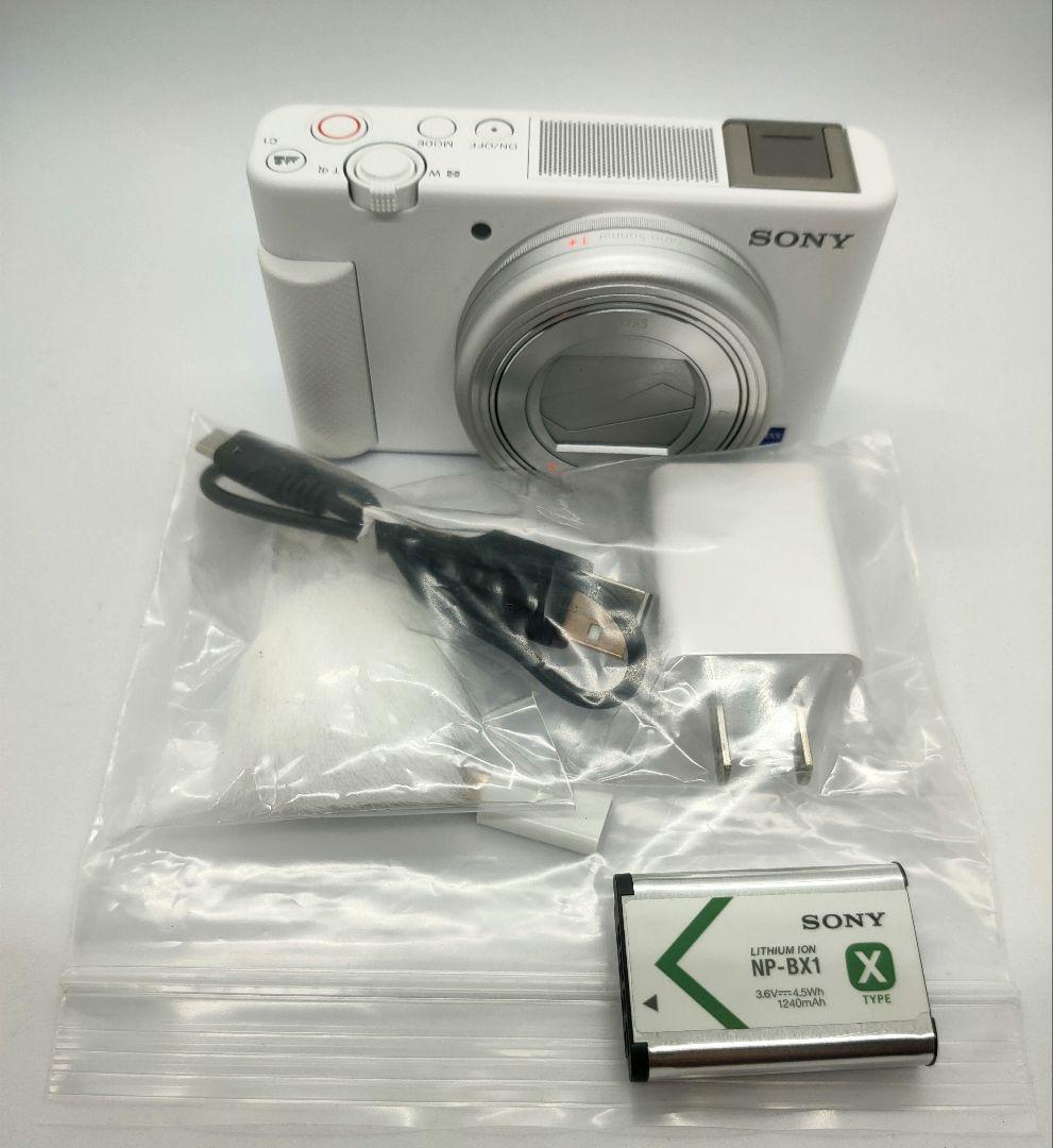 ★即購入OK★ほぼ未使用★SONY VLOGCAM ZV-1 ホワイト★