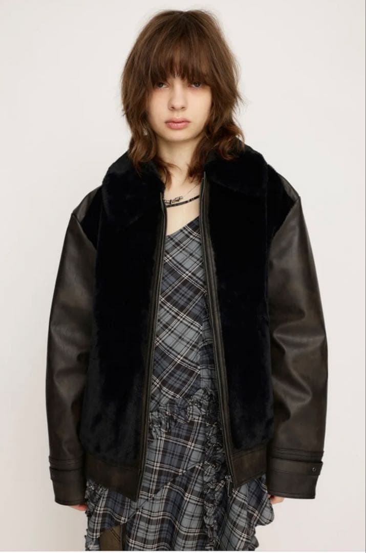 SLY FAUX FUR DOCKING G-1 ジャケット