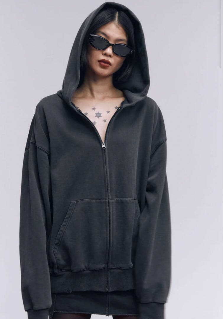 JOSEMOON OVERDYE ZIP HOODIE ジョゼムーン