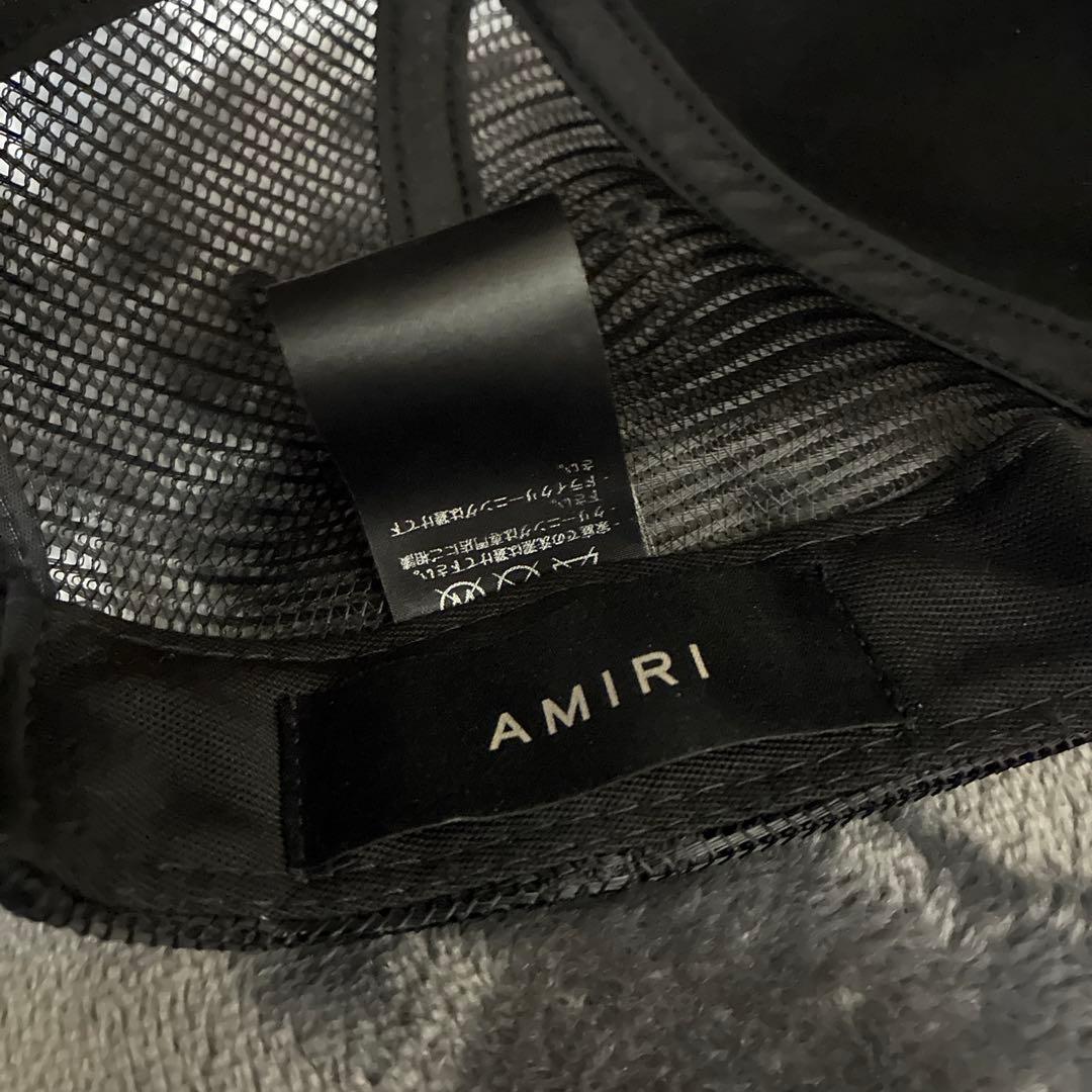 AMIRI メッシュキャップ黒