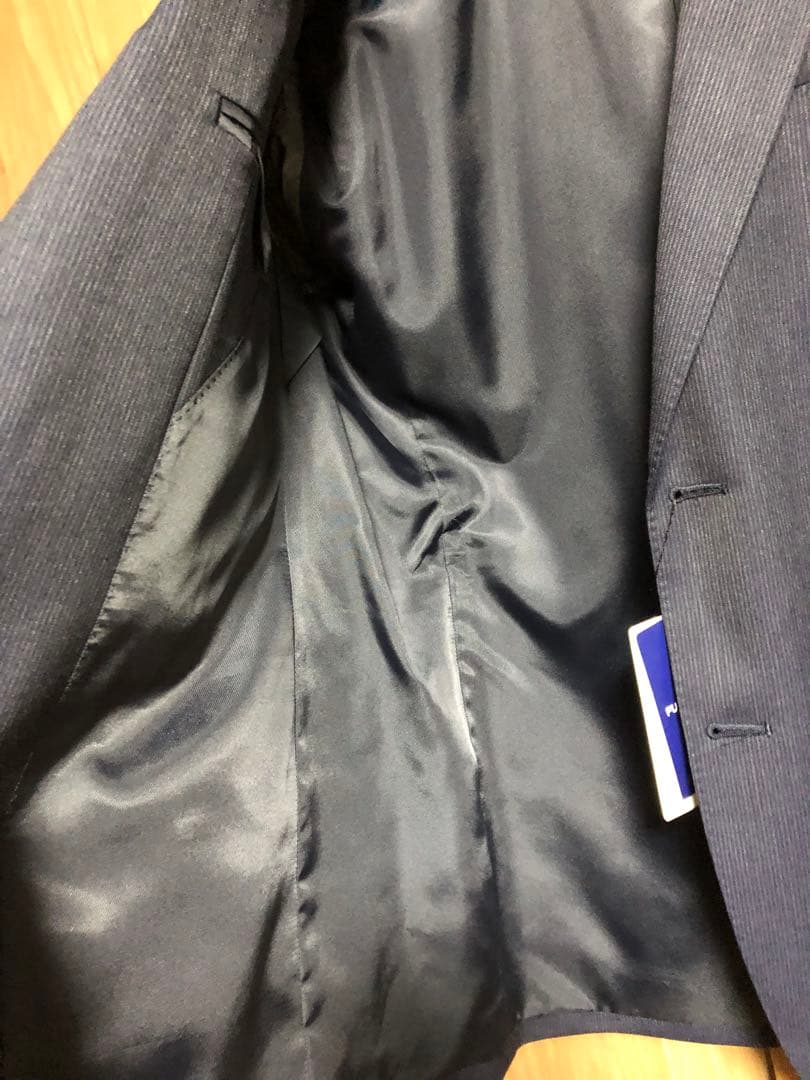 ダークブルーグレー ビジネススーツ　青山　BE5