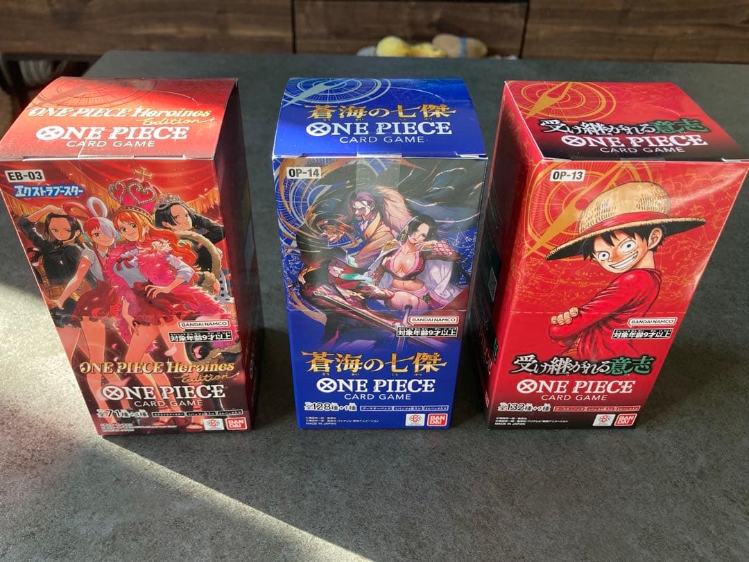 ワンピースカードBOX テープ未開封　3box