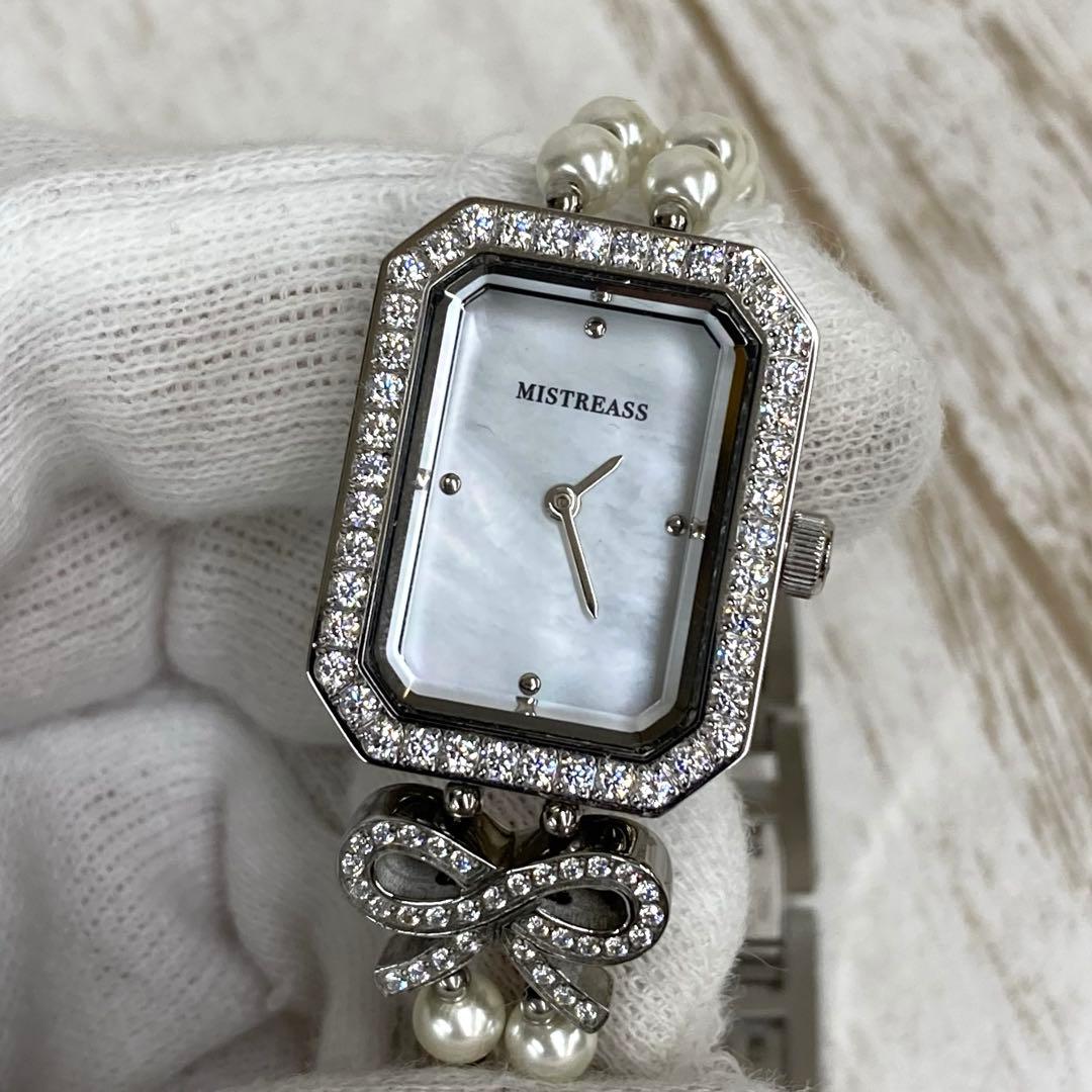 nm-1030 ミストレアス×ぺシュペール コラボ 三上悠亜 パール リボン