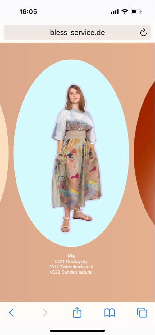 BLESS N° 54 Zwickelrock キュロットドレス