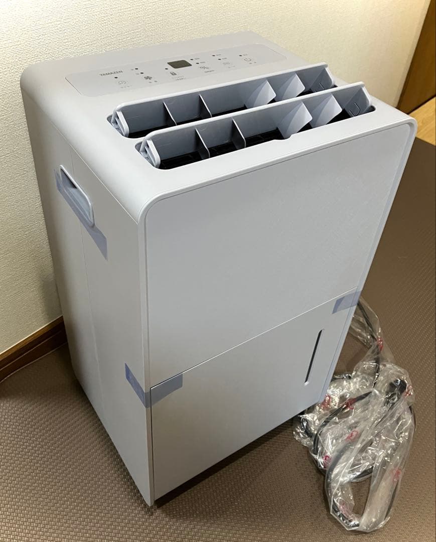 山善衣類乾燥除湿機EDC-H60(LGR) コンプレッサー式タンク容量4.5L