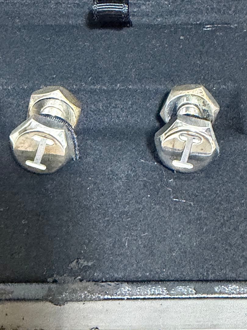 希少 IWC ボルト型　六角形カフリンクス