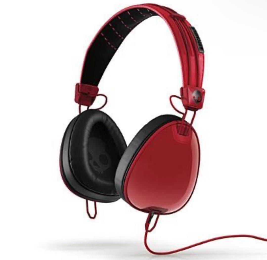 新品　スカルキャンディ ヘッドホン （ヘッドバンド型） Aviator Red