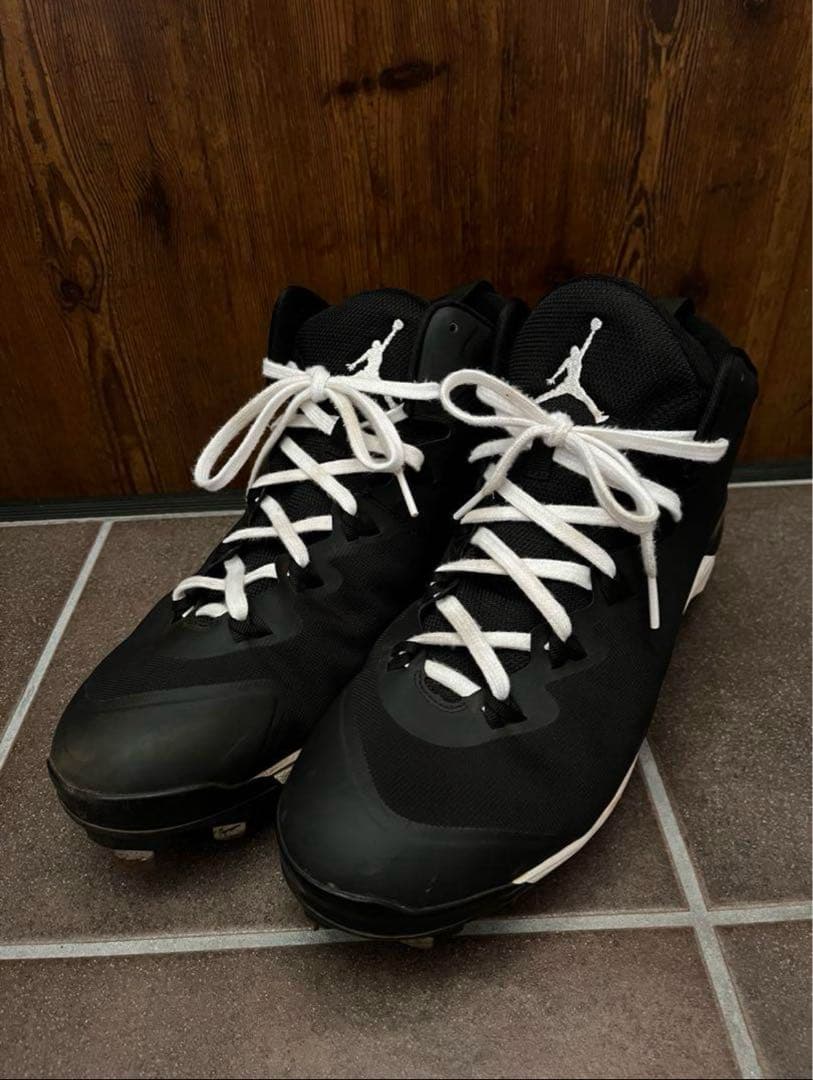 Jordan 黒 スパイク31cm