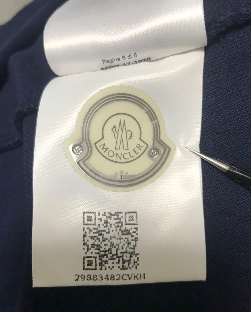 モンクレール　ダブルワッペンポロシャツ