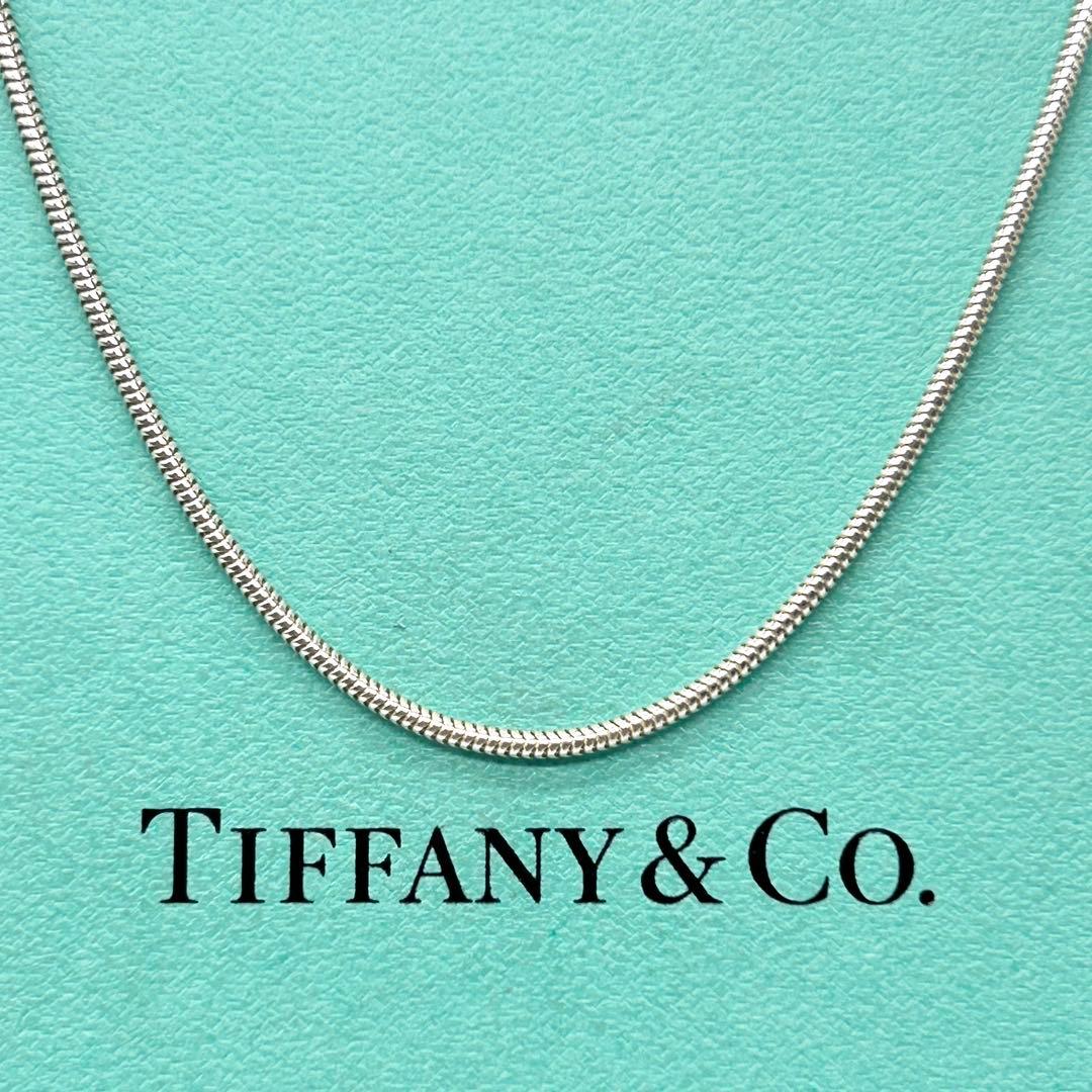 美品　ティファニー　スネーク　チェーン　ネックレス　シルバー　925 約45cm