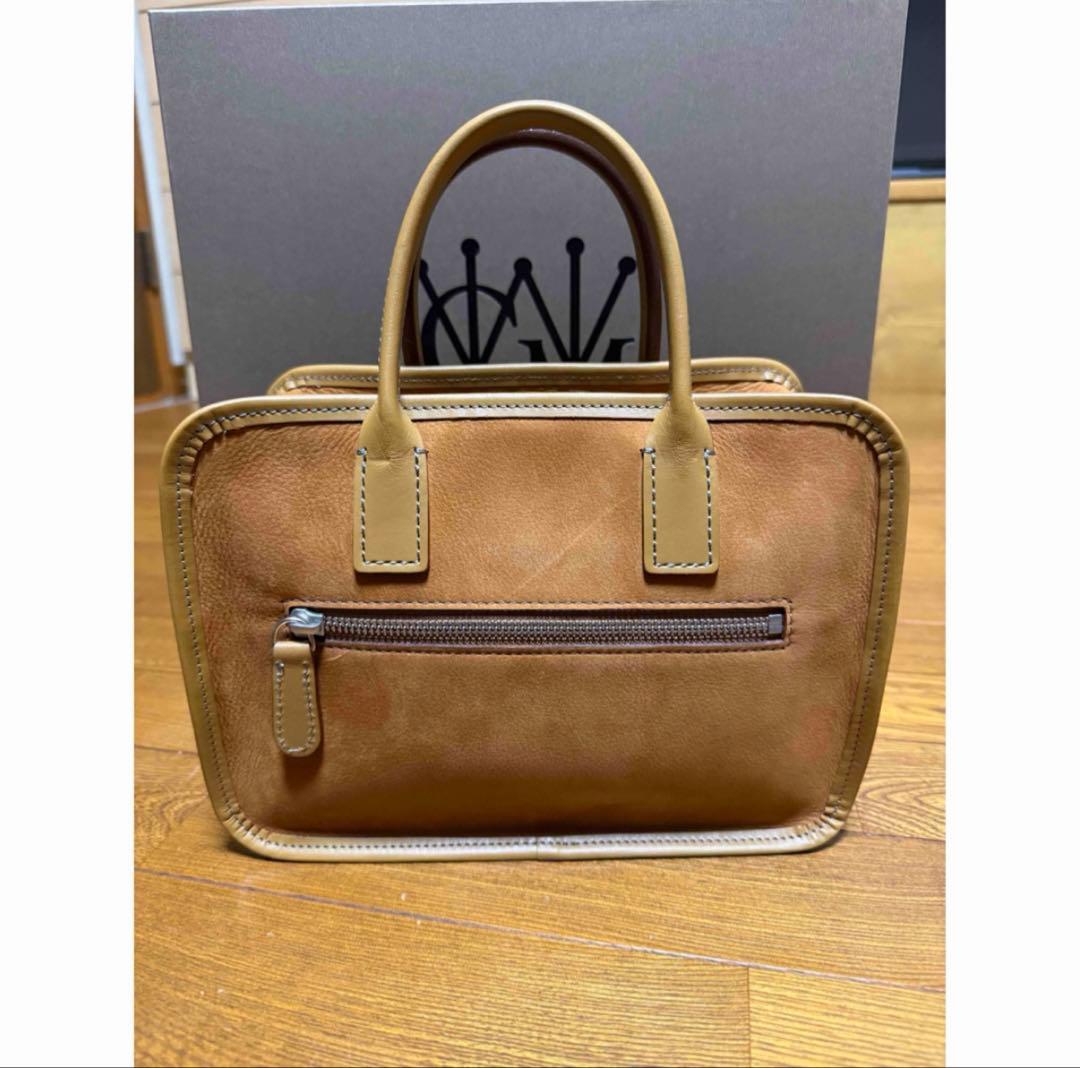 【新古品】ココマイスター　ダブルウッド・クラシカルミニボストン