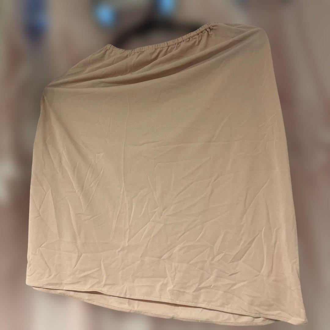 ノースリーブひざ丈ワンピース ピンク