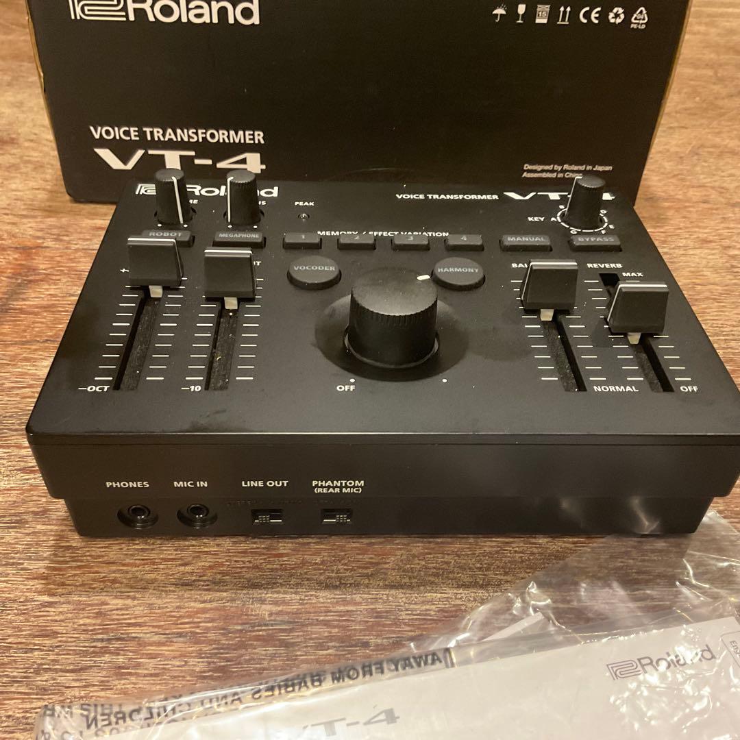 美品！ローランド VT-4 ボイストランスフォーマー ボーカルエフェクター
