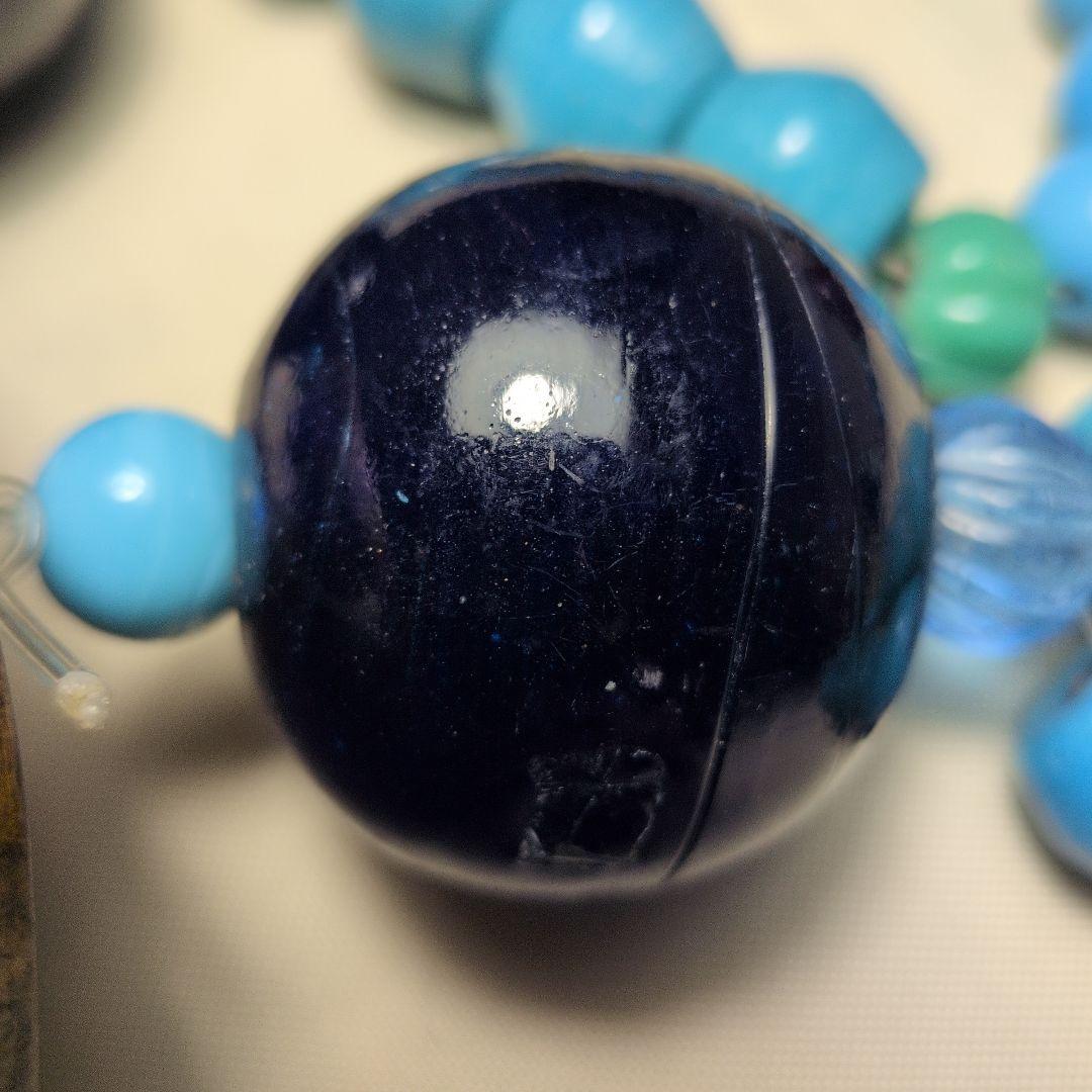 アイヌ　タマサイ　首飾り　とんぼ玉　ガラス玉