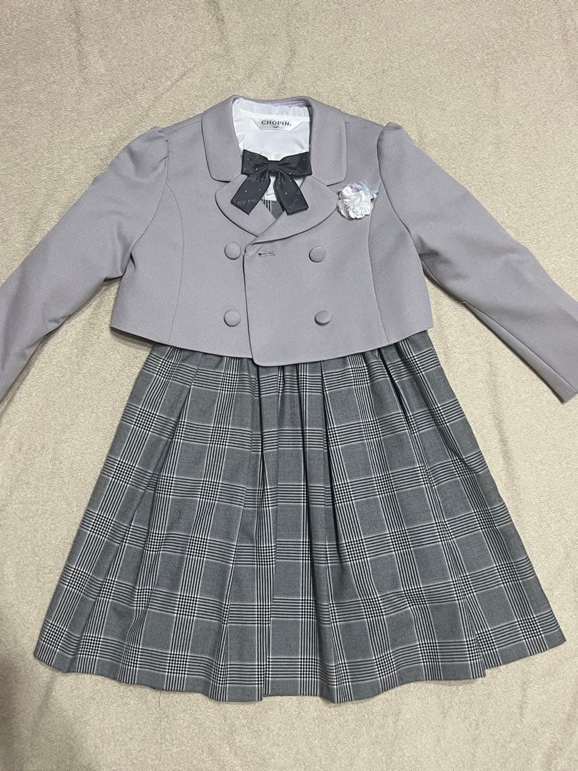 最終値下げ【【CHOPIN】ダブルショートジャケットアンサンブル　130