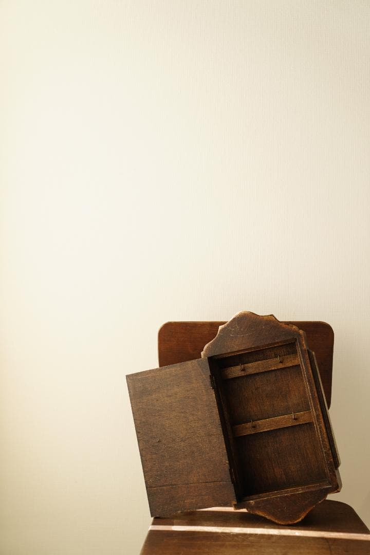 アンティーク雑貨　蚤の市　アンティークキーボックス