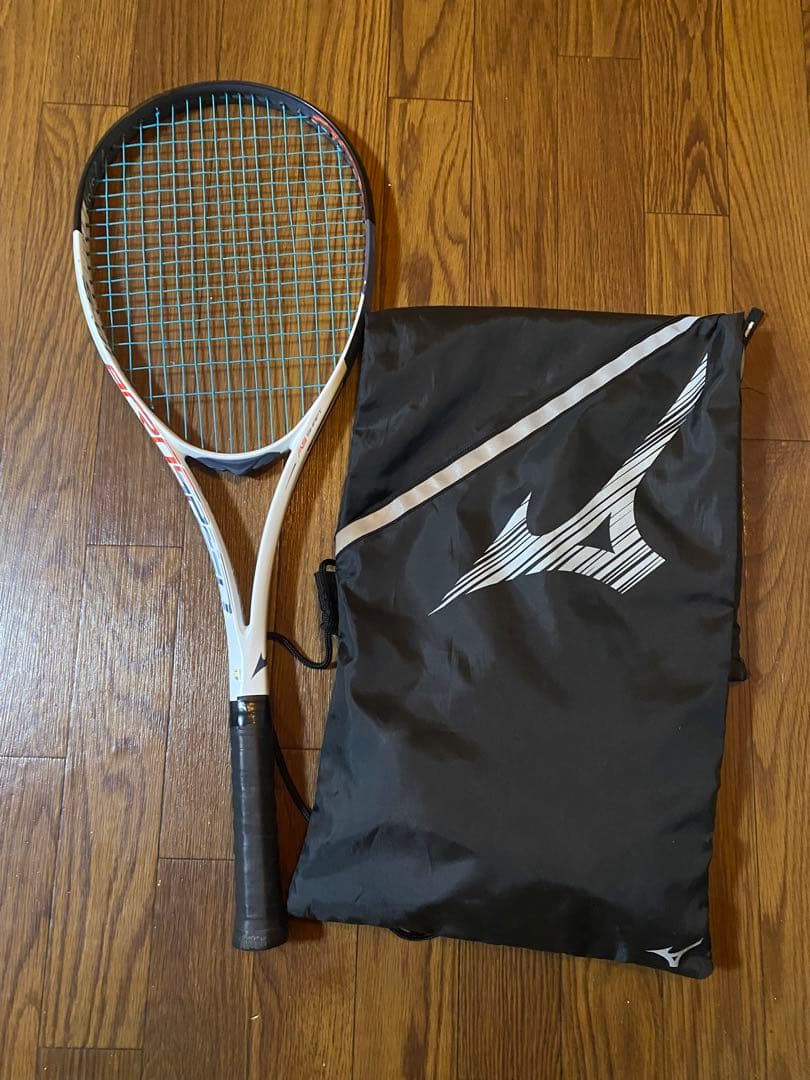 Mizuno 軟式テニスラケット ケース付き