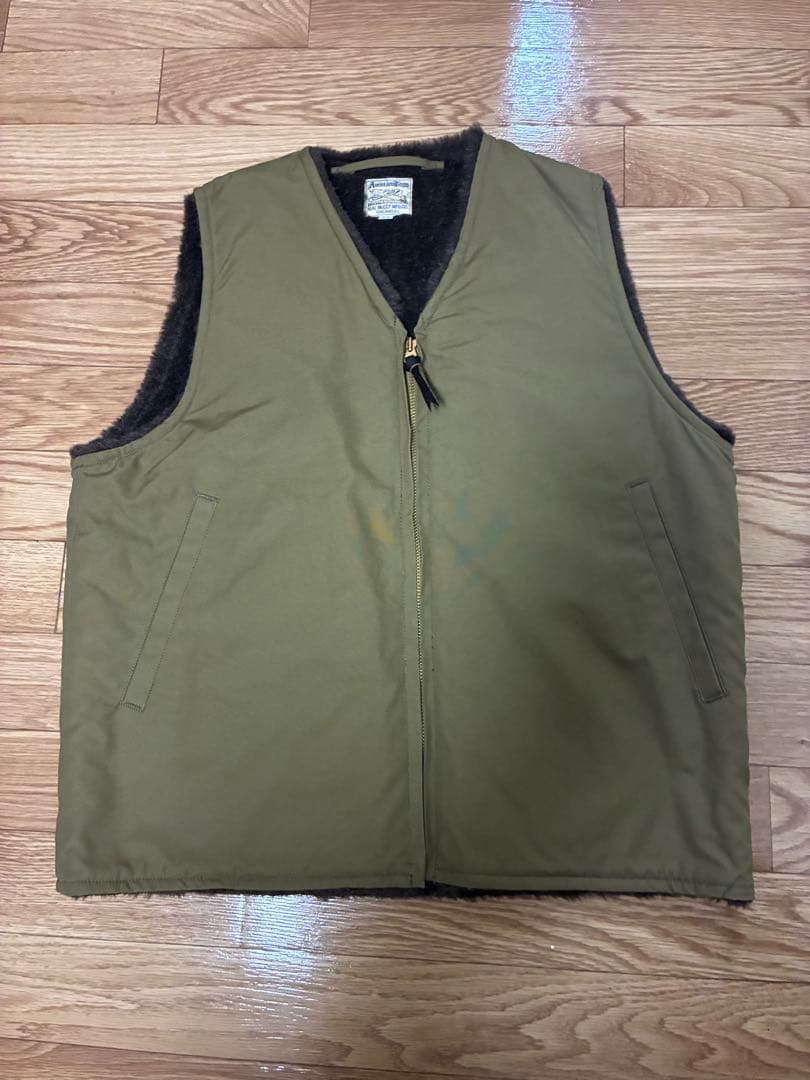 リアルマッコイズ　usn アルパカベスト デッキベスト