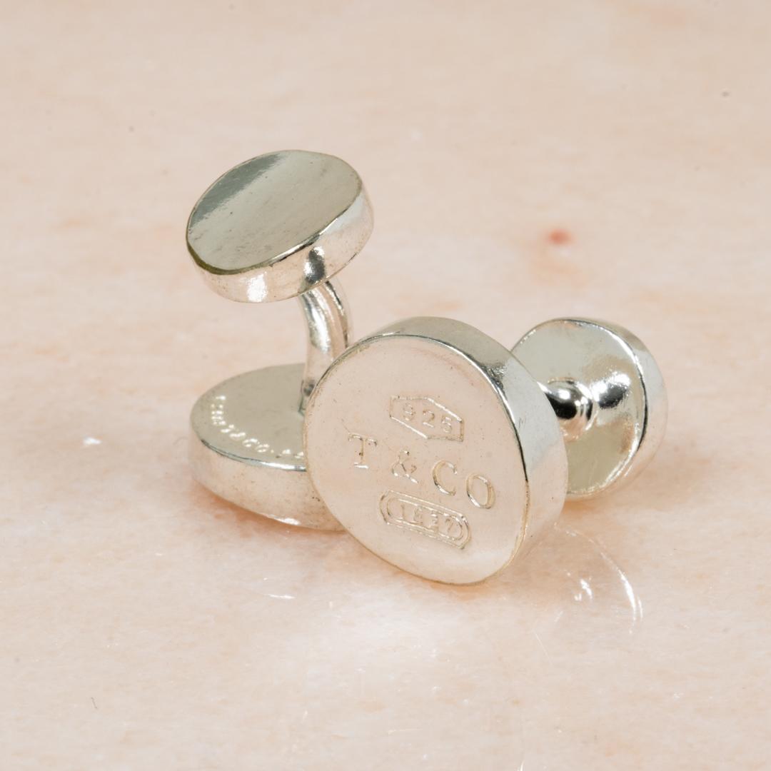 TIFFANY&Co. ヴィンテージ ラウンド カフリンクス