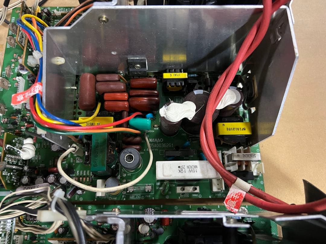 ナナオMS８ー２９　ジャンクCRT基板２枚