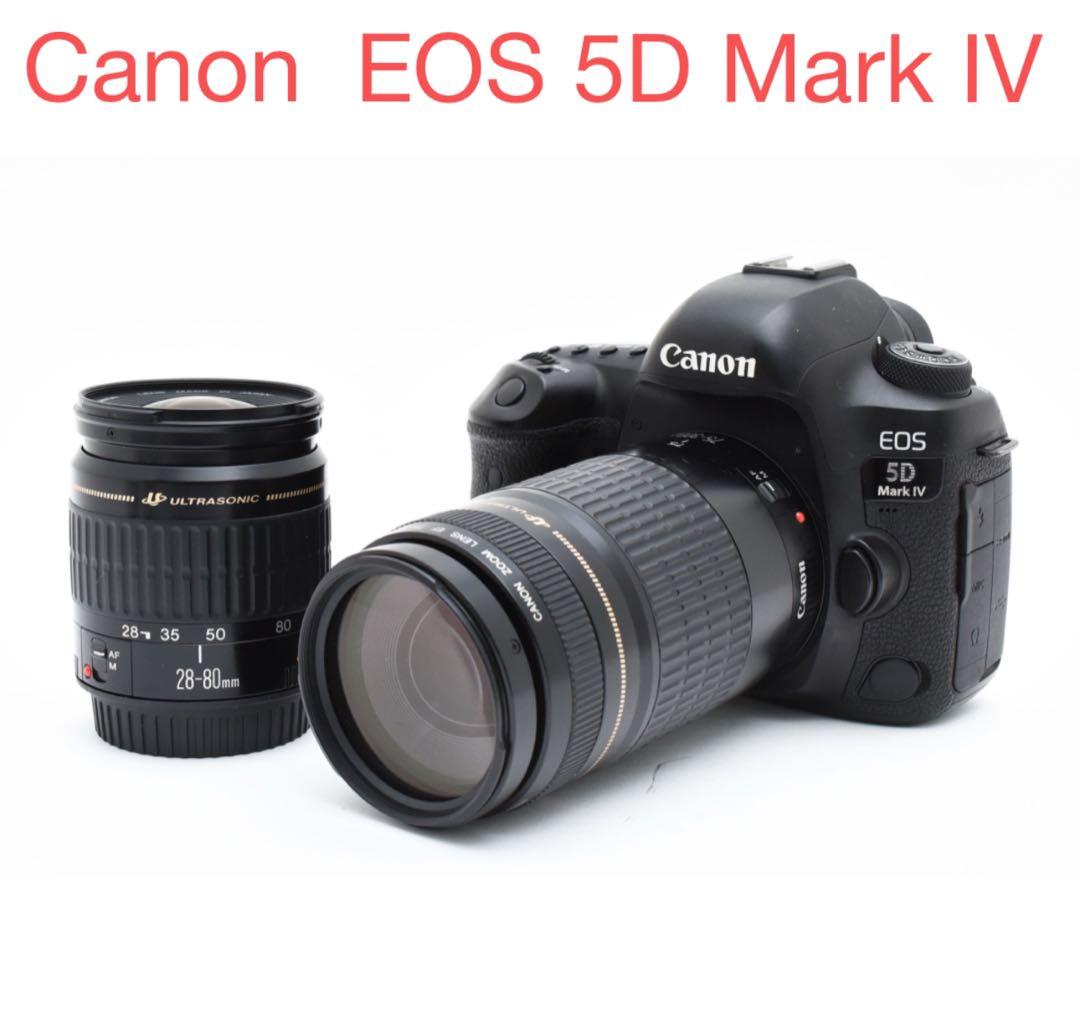 一眼レフカメラCanon EOS 5D Mark IVダブルレンズセット