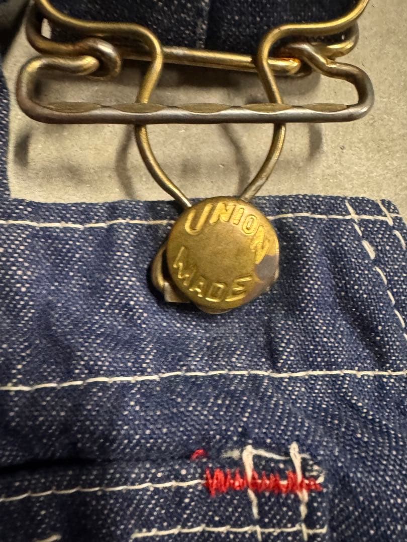 60's USA製 UNION MADE デニム オーバーオール