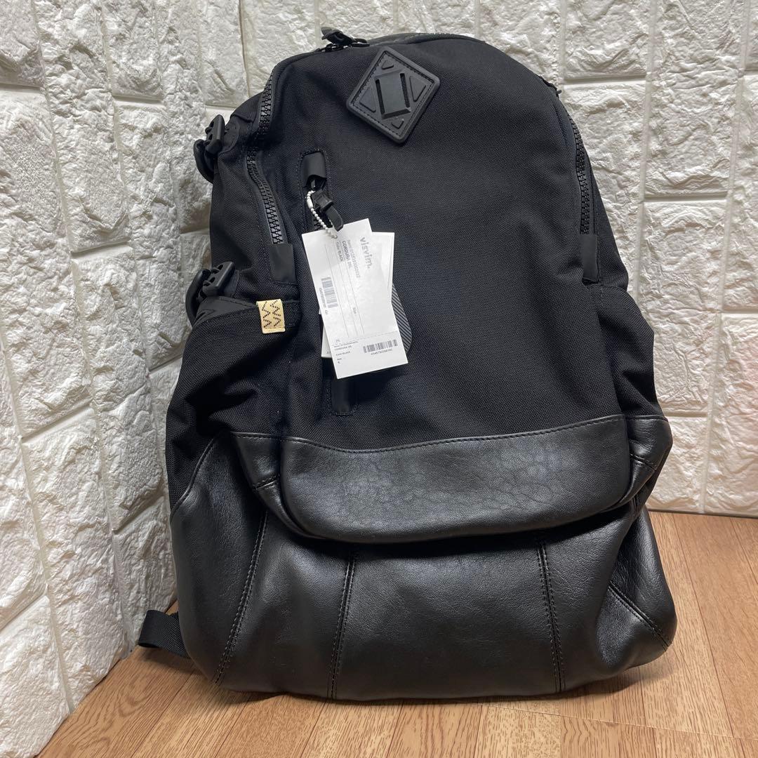 新品未使用　VISVIM CORDURA20Lレザーバックパック 黒