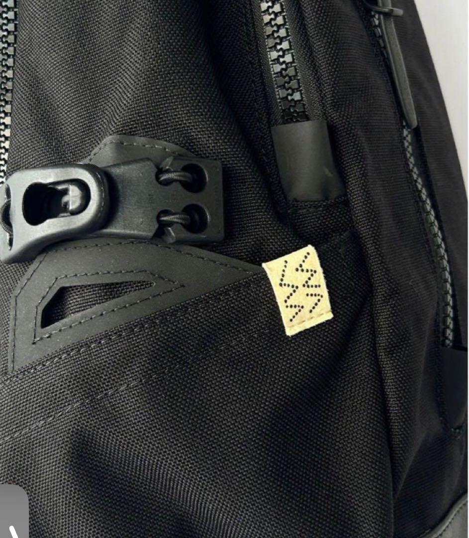 新品未使用　VISVIM CORDURA20Lレザーバックパック 黒