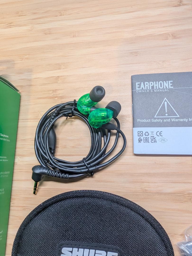 【未使用】SHURE SE215 Special Edition グリーン