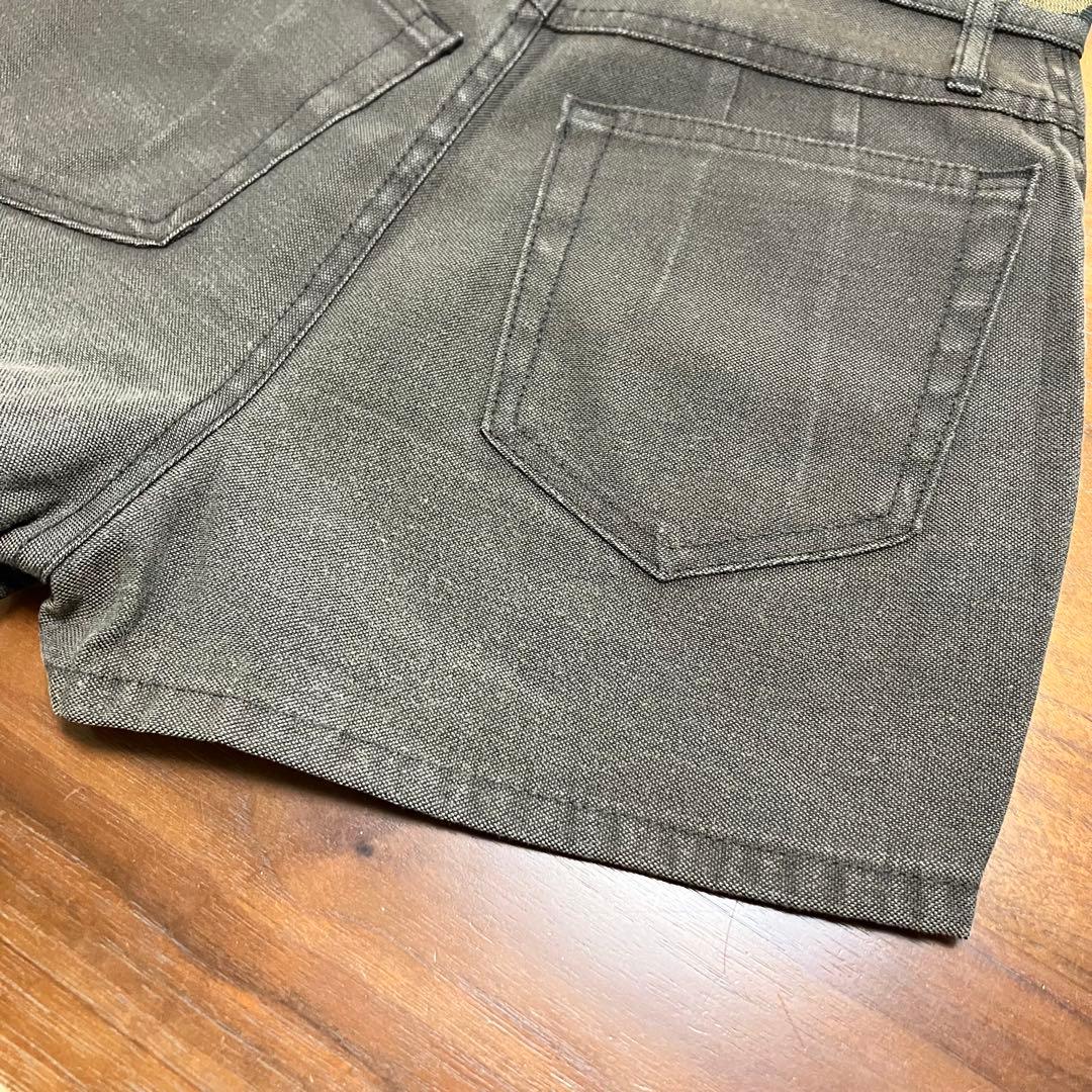 ★美品★フェンディ　ショートパンツ　36 金ボタン　ロゴ デニム　ズッカ