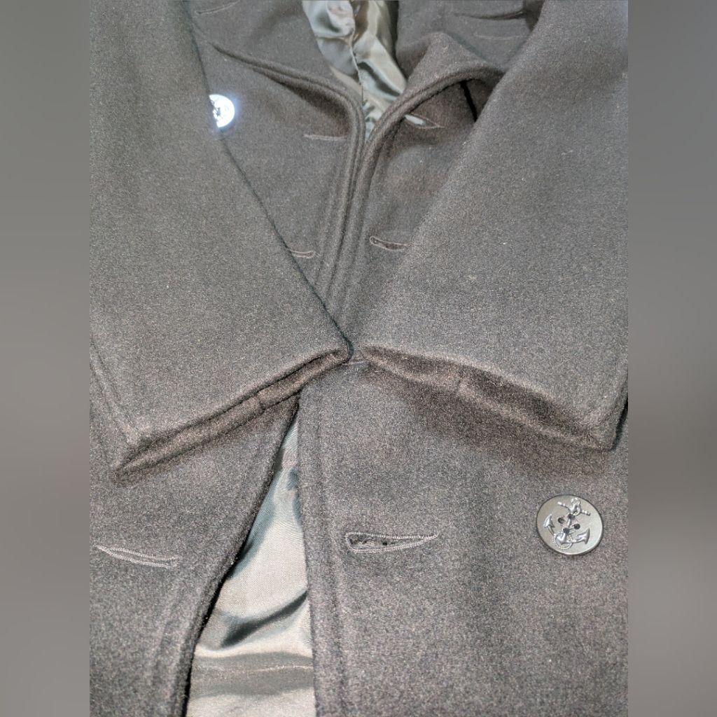 Schott ショット 714US ロング ピーコート 黒 S