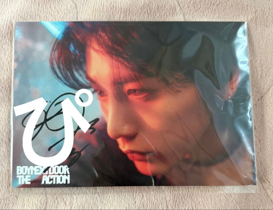 BOYNEXTDOOR テサン 直筆サイン入りビジュアルカード