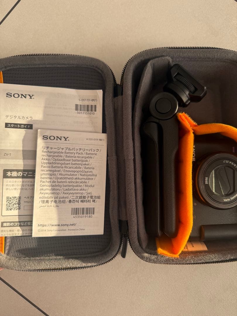 SONY ZV-1 コンパクトデジタルカメラ Vlog用 ウィンドスクリーン付き