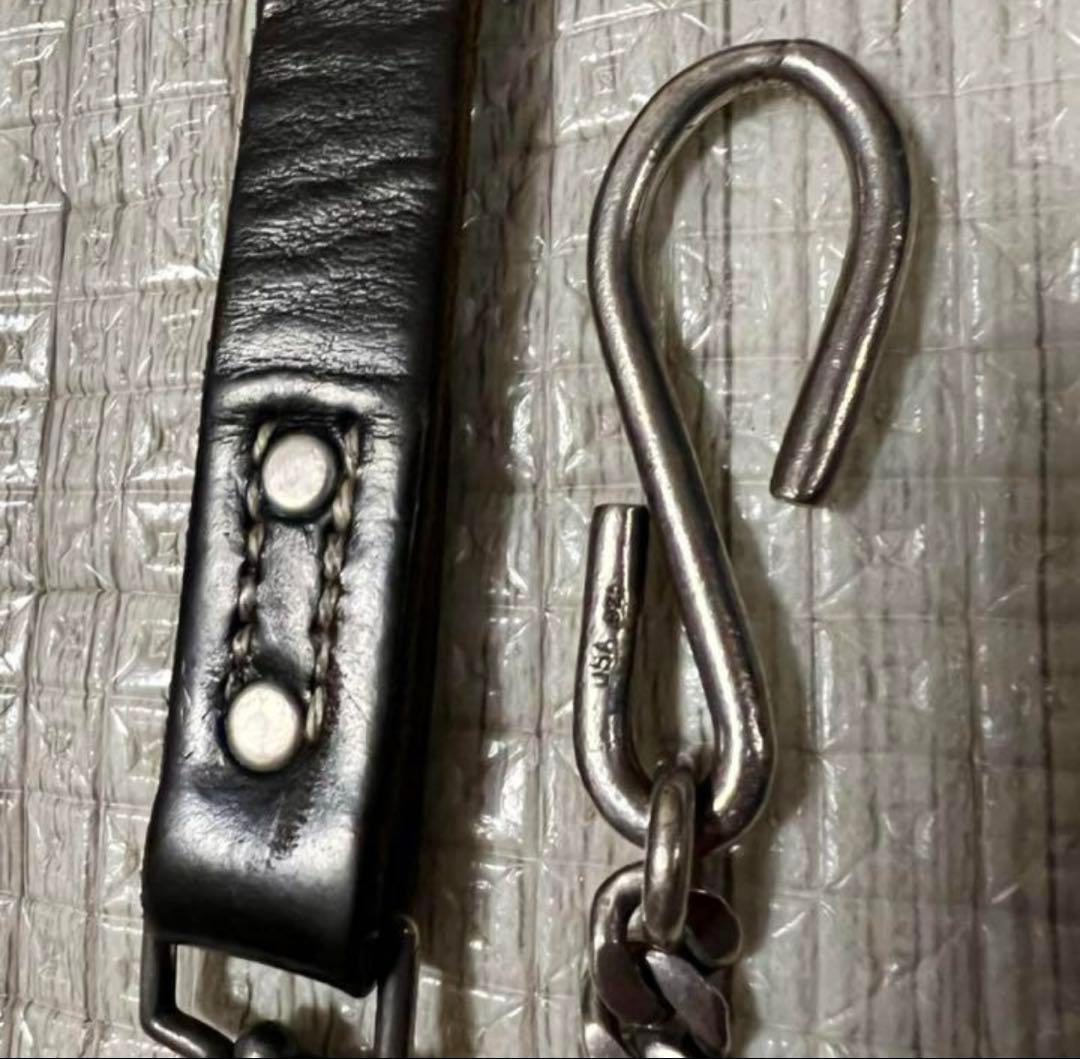 TENDERLOIN×PORTER ウォレットチェーン 黒銀