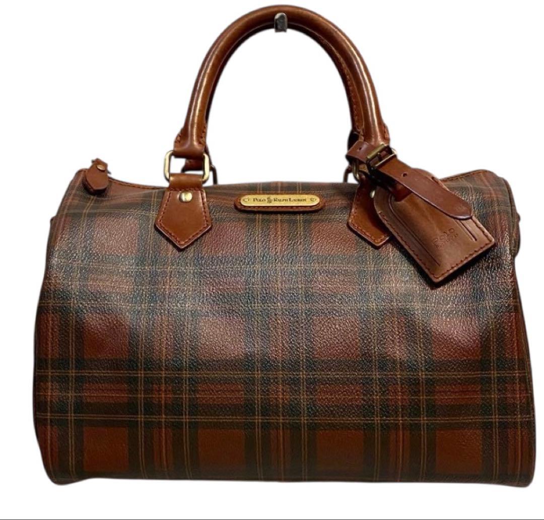 も*ち様 ポロラルフローレン ミニボストンバッグ ハンドバッグ