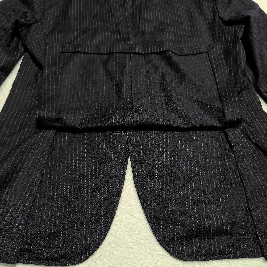 CANTARELLI カンタレリ スーツ セットアップ　52 黒 ストライプ