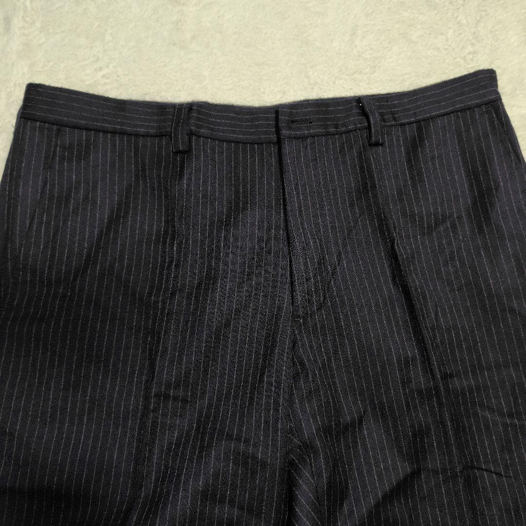 CANTARELLI カンタレリ スーツ セットアップ　52 黒 ストライプ