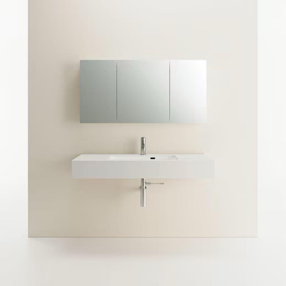 『梱包未開封』miratap スミス W1200（三面鏡）