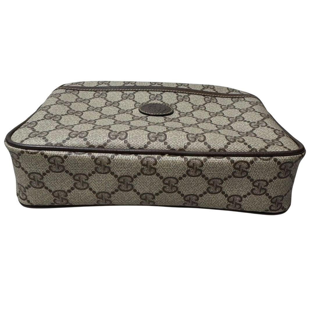 美品　オールドグッチ　GUCCI クラッチバッグ　PVCレザー　GGスプリーム