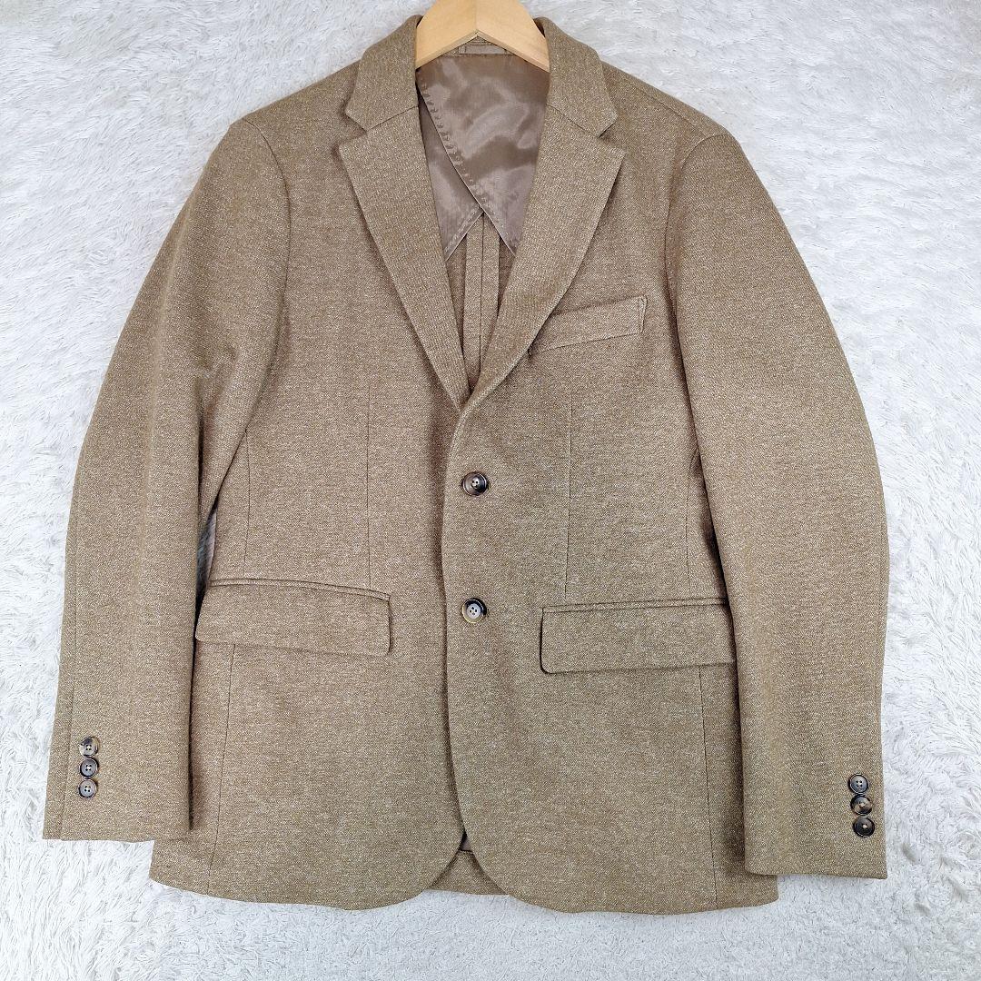 美品✨エディフィス　トラベルスーツ　ストレッチ　ブラウンカーキ　M