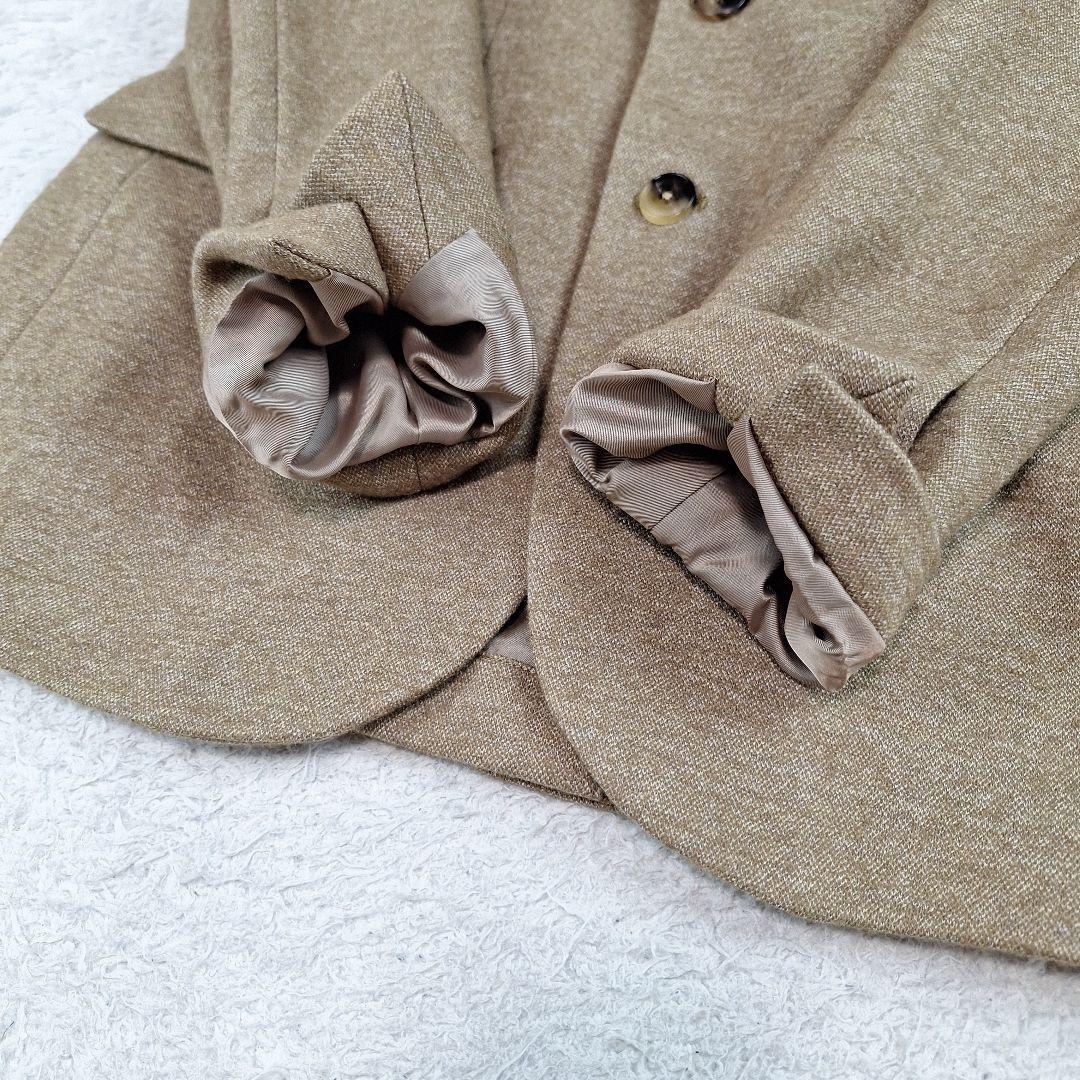 美品✨エディフィス　トラベルスーツ　ストレッチ　ブラウンカーキ　M