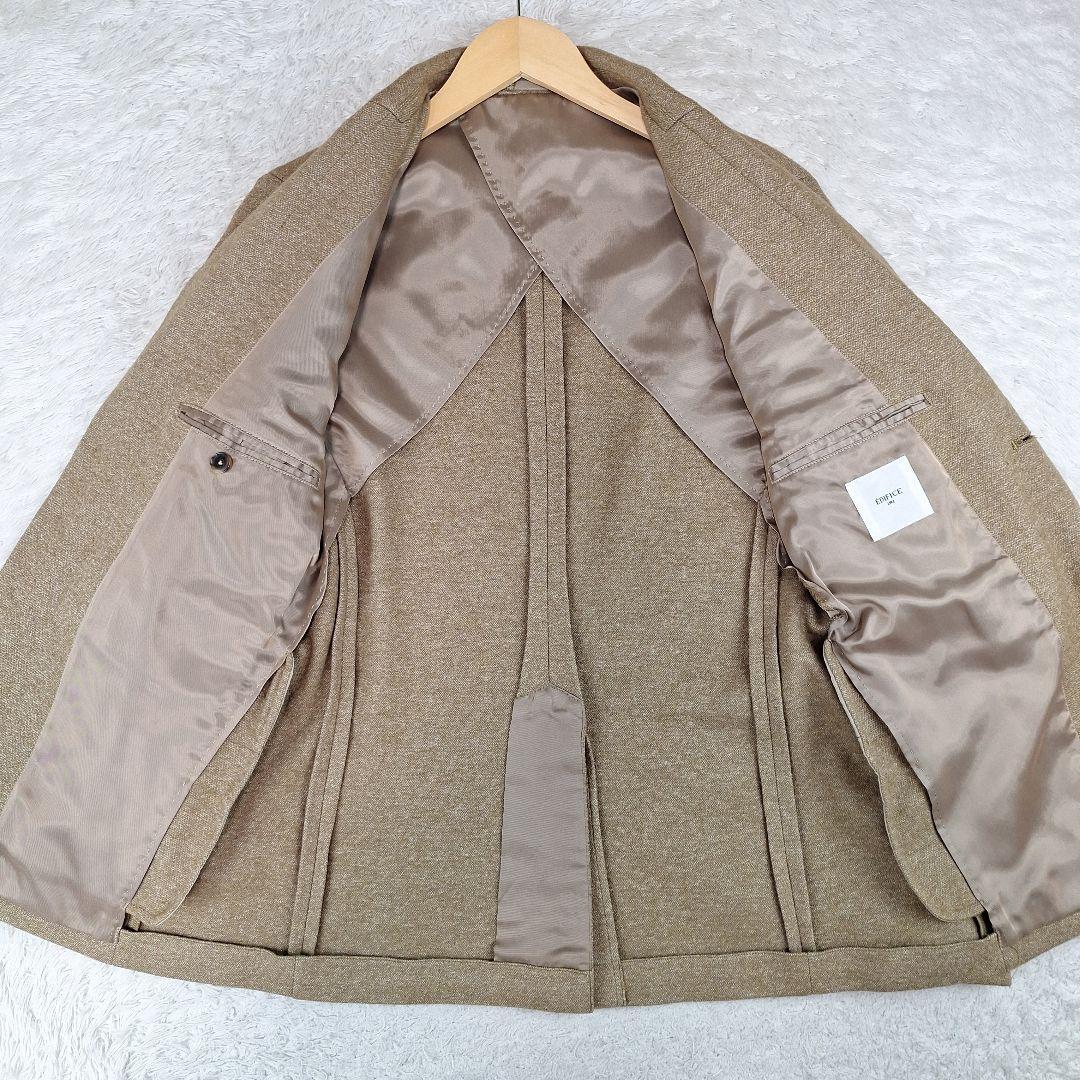 美品✨エディフィス　トラベルスーツ　ストレッチ　ブラウンカーキ　M